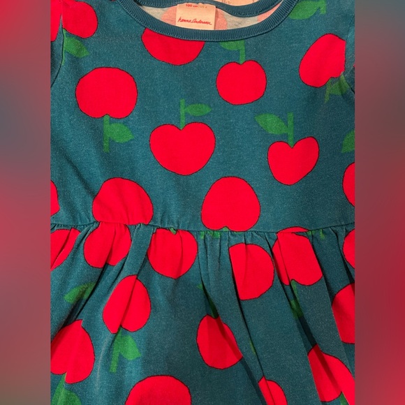 Hanna Anderson Apples Dress size 100 - 4 - Picture 3 of 4